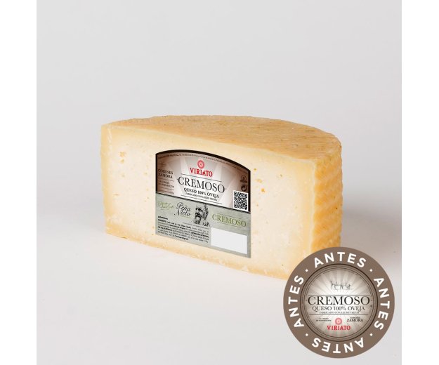 queso de oveja cremoso mitad 1,4kg aprox.