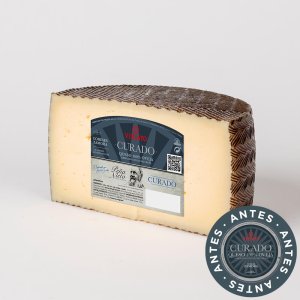 queso de oveja curado mitad 1,65kg aprox.