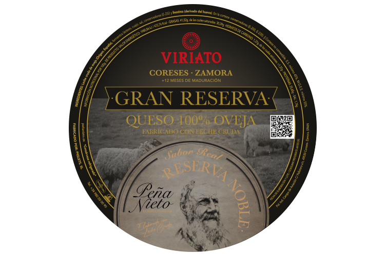 Etiqueta queso oveja gran reserva