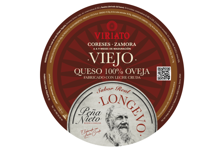 Etiqueta queso oveja viejo